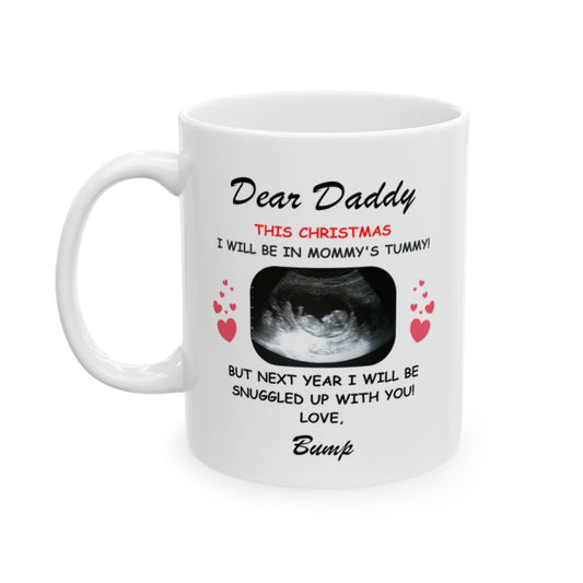 Personalized Sonogram Daddy Mug