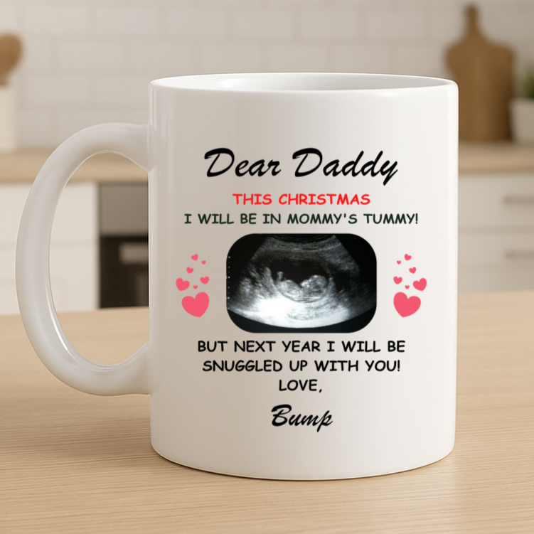 Personalized Sonogram Daddy Mug