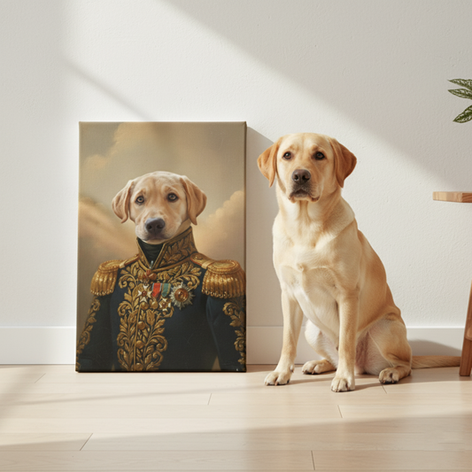 Renaissance Custom Pet Portrait - The General