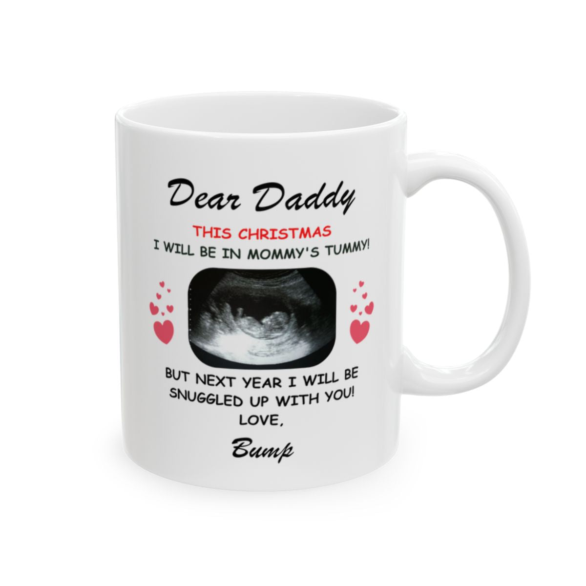 Personalized Sonogram Daddy Mug